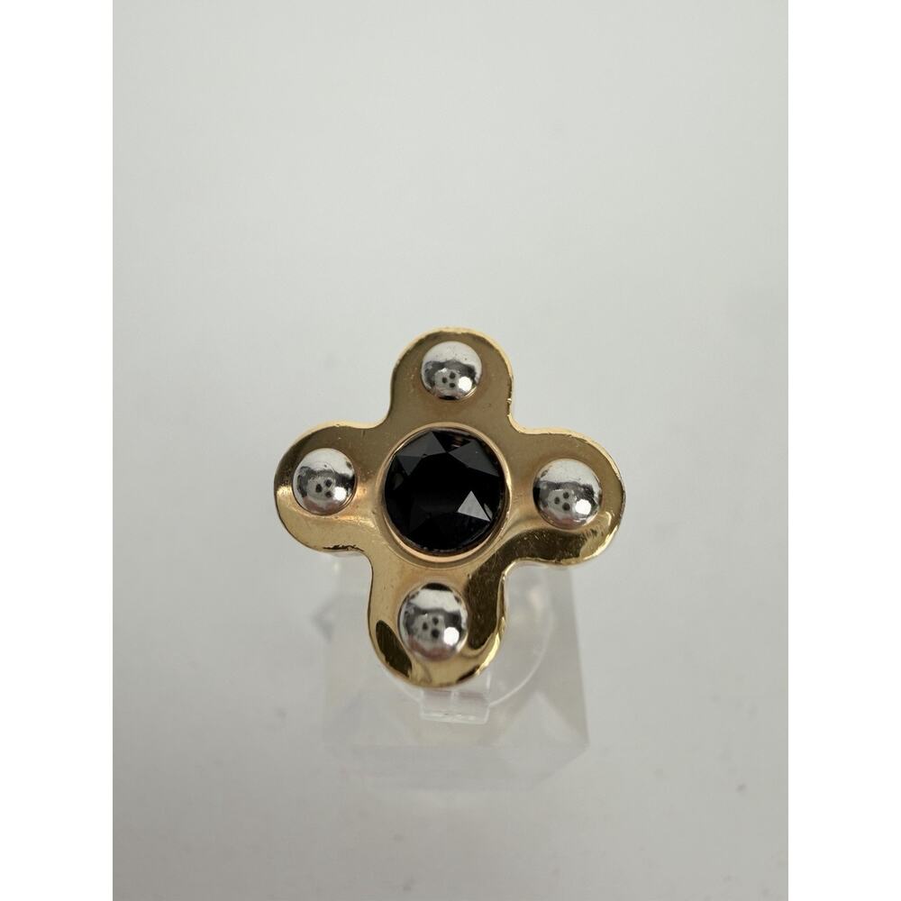 Louis Vuitton Love Letters Flower Ring in Gold-Tone Metal Size 6.25 - Picture 2 of 9